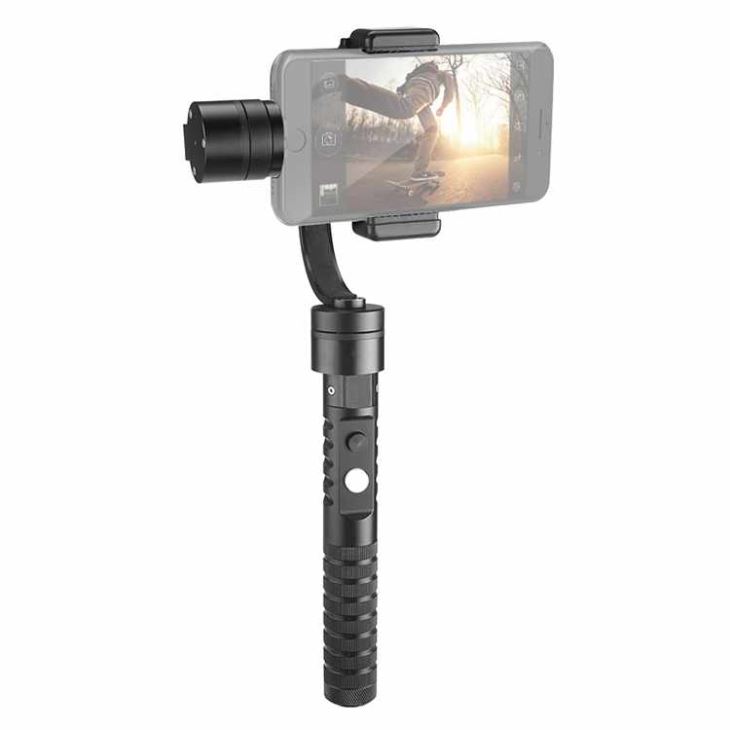 3-akselinen videokameran kädensijainen harjattoman metallin kimmoistustuki Smart Phone AF1 V2: lle