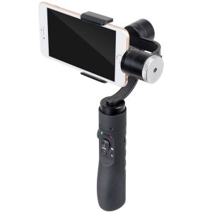 AFI V3 -kämmenlaitteen toimintakamera vakaaja 3-akselinen harjattoman kädensijan kimmoisa älypuhelimelle ja urheilukameralle